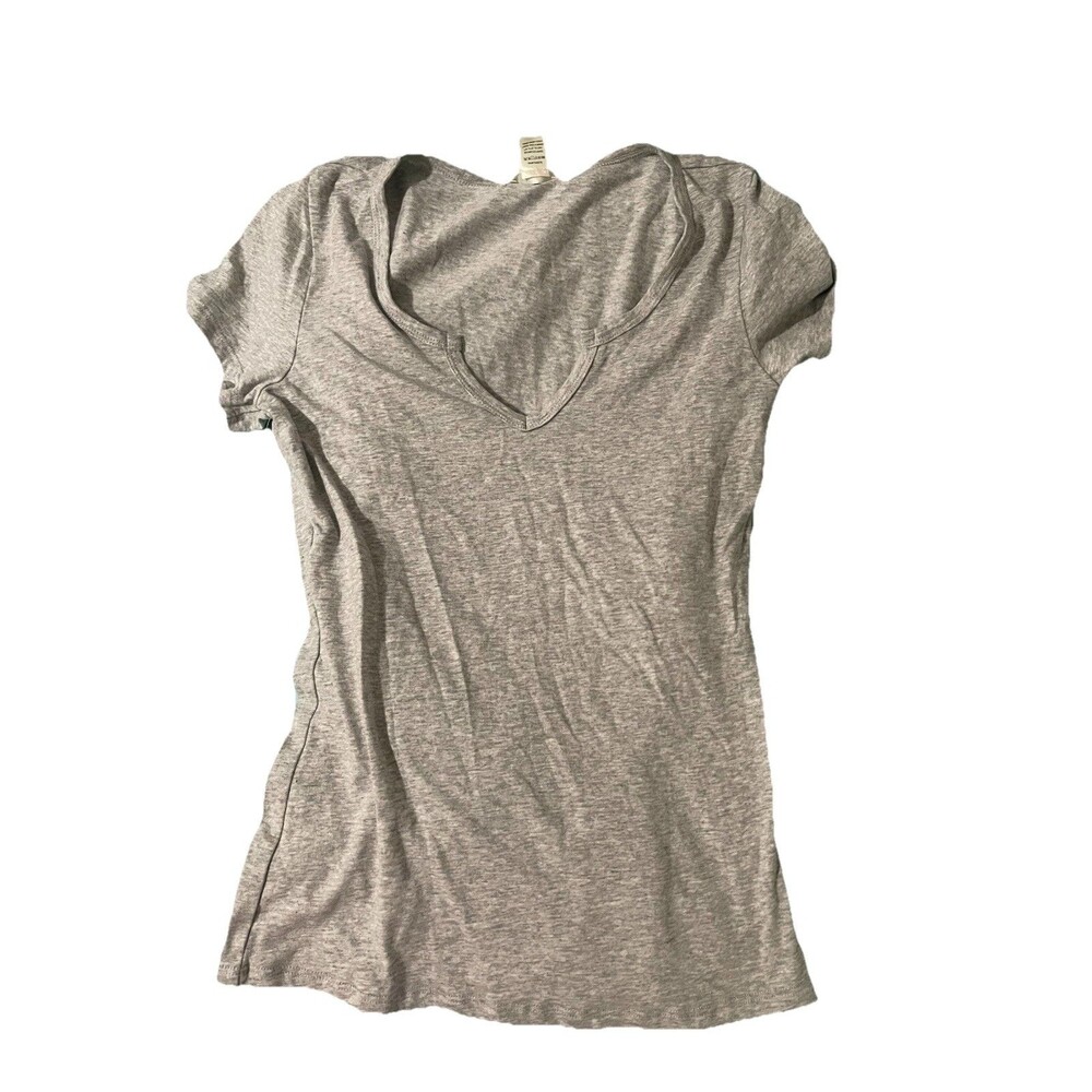 Gray V-Neck T-Shirt BOZZOLO
